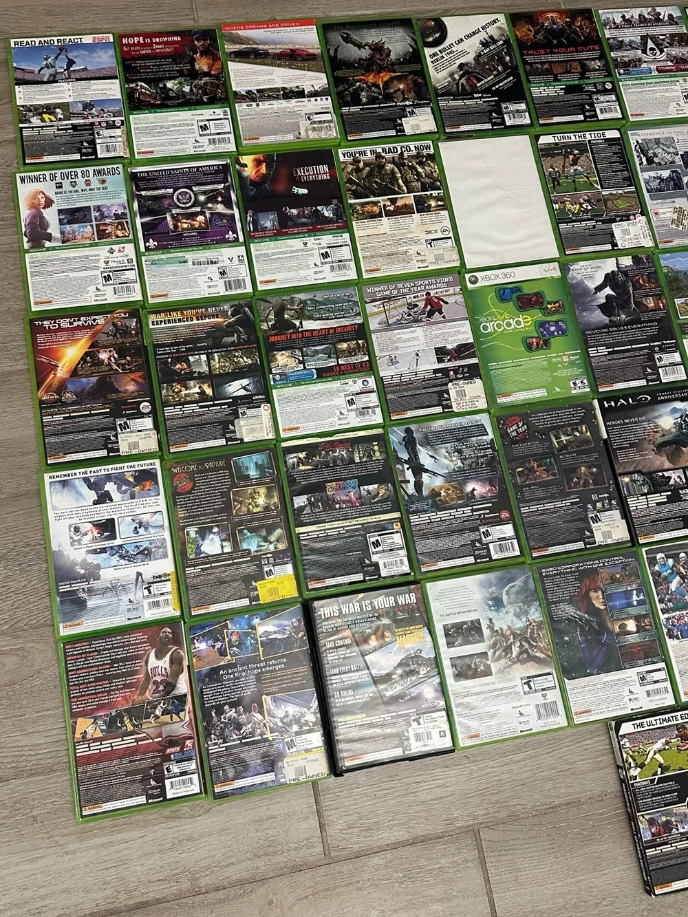 VTG Xbox 360 Video Games Lot (46) (GTA, Assassin’s Creed, COD, Halo, Forza etc.)